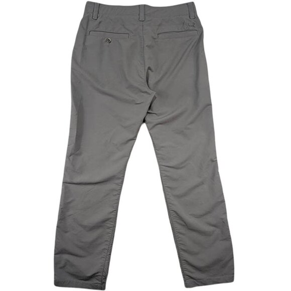 Under Armour Match Play Golf Chino Pants Mens 34 32 Loose Gray Athleisure - Picture 3 of 10